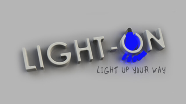 LIGHT-ON LOGO עיצוב